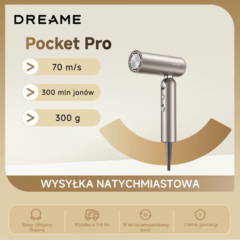 Suszarka do włosów Dreame Pocket Pro